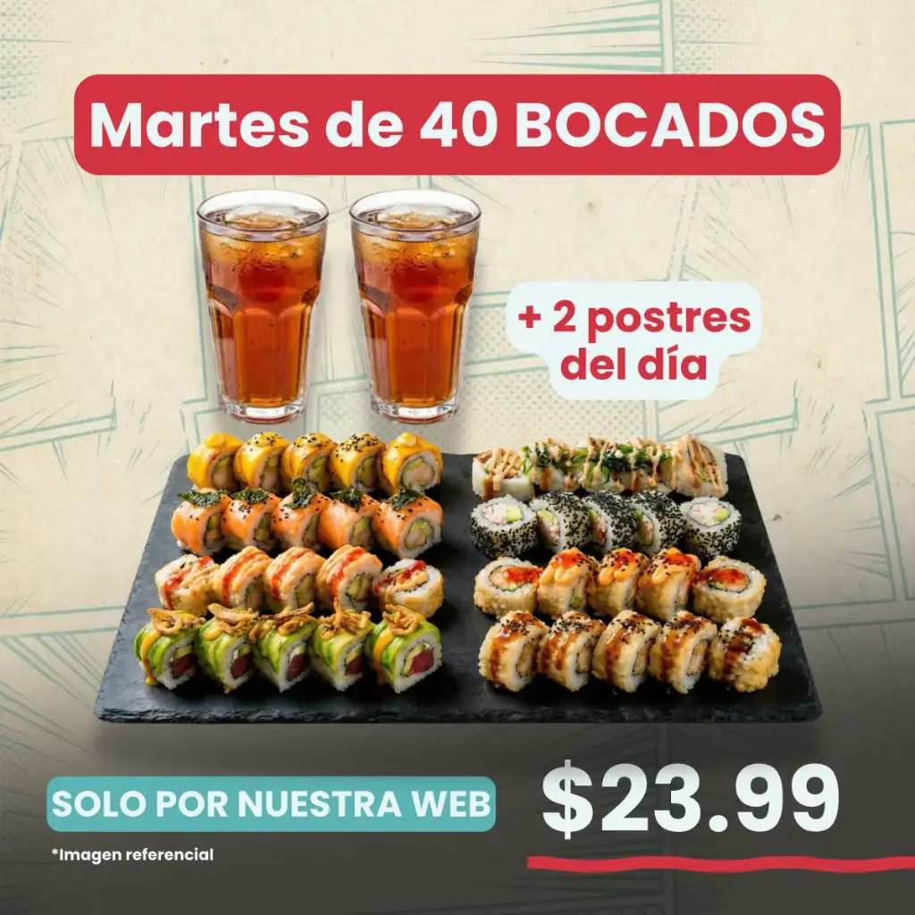 Martes de 40 BOCADOS