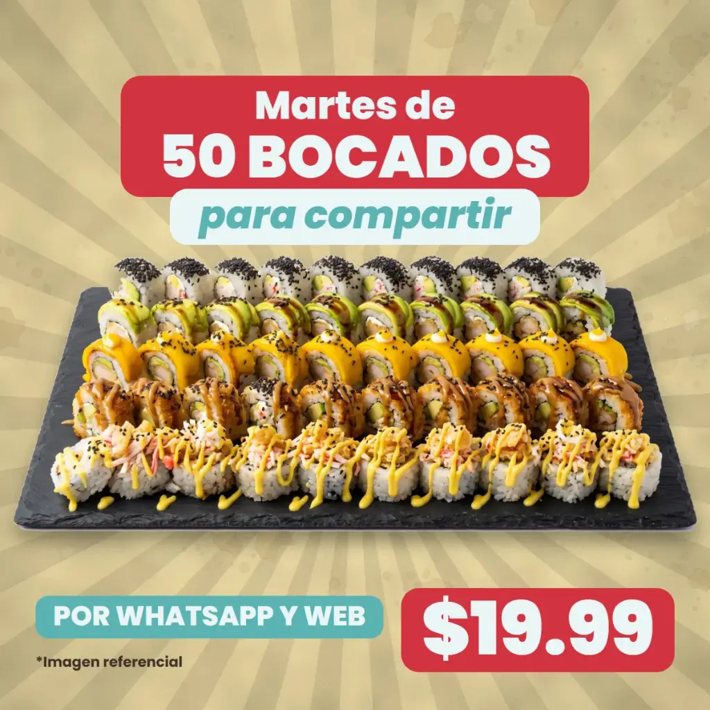 Martes de 50 BOCADOS