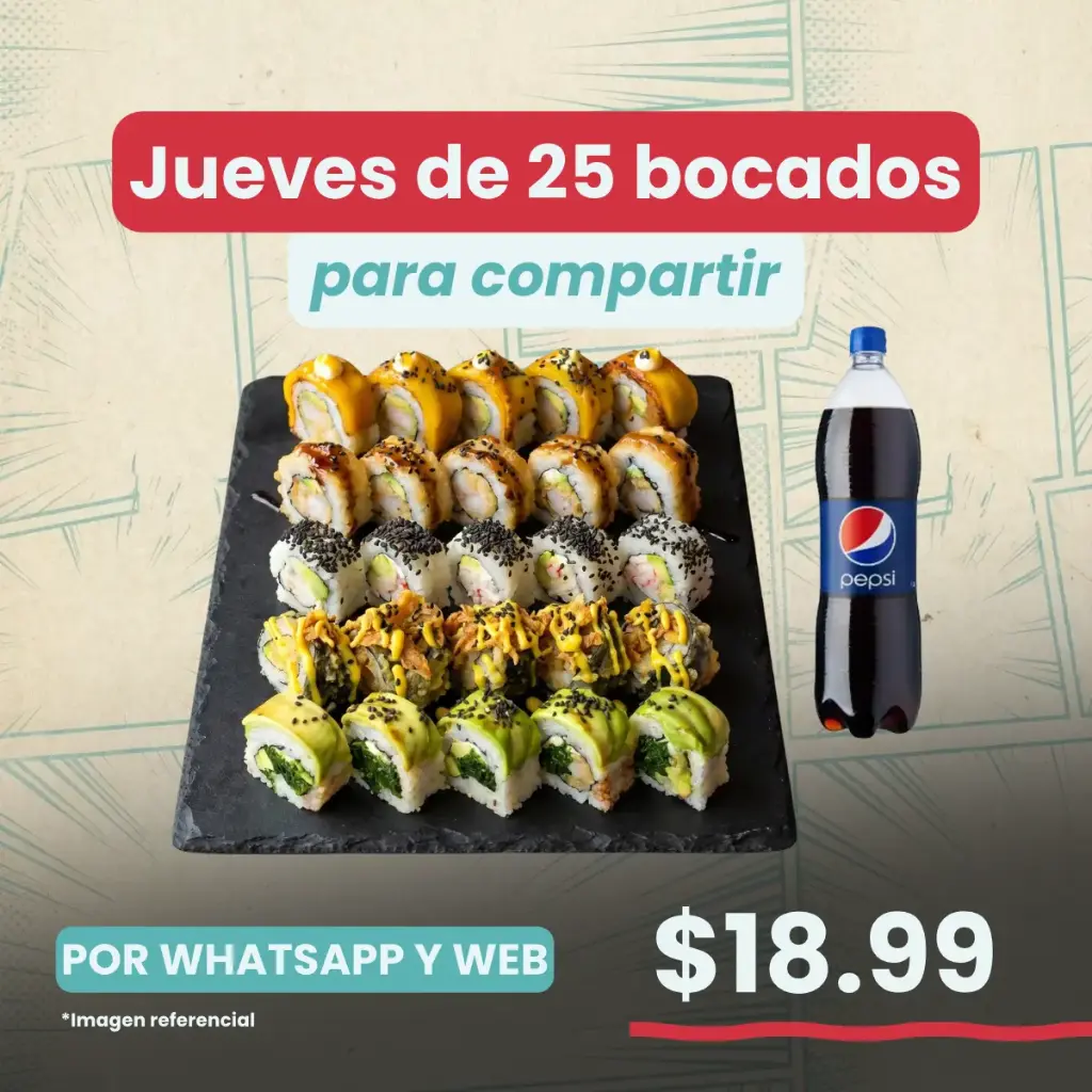 Jueves de 25 BOCADOS