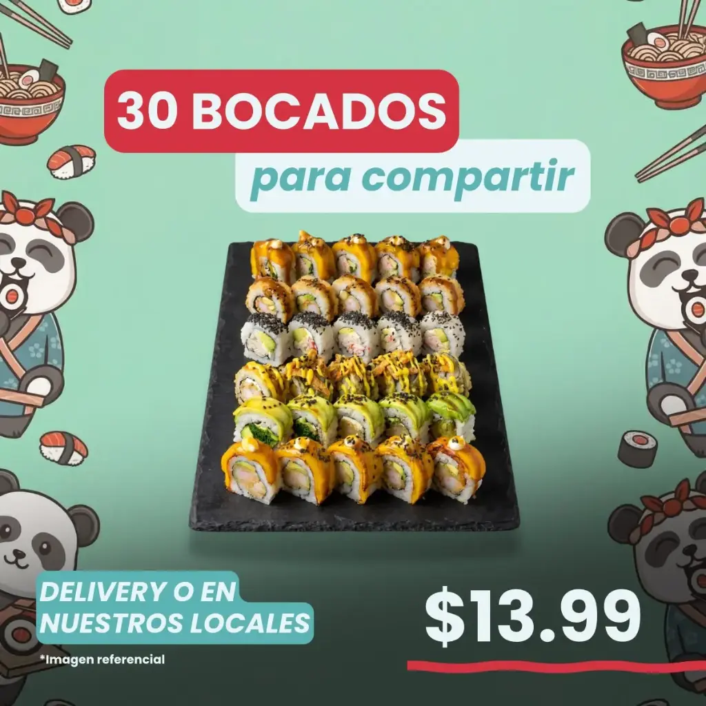 30 BOCADOS